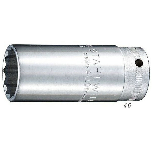 STAHLWILLE（スタビレー） 46A-1 （3/8SQ）ディープソケット （12角）（02420048） 46A-1