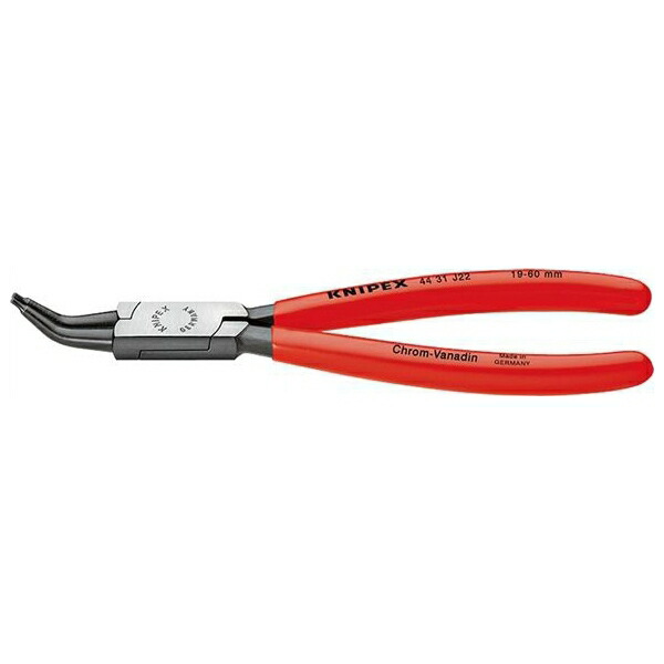 KNIPEX（クニペックス） 4431-J42 穴用スナップリングプライヤー 45ﾟ 【新規登録用】 45°