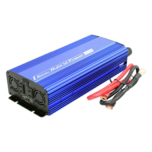 評価 Meltec メルテック :USBコンセント 静音タイプ 1500W DC12V用 AC100V USBポート SIV-1500 fucoa.cl