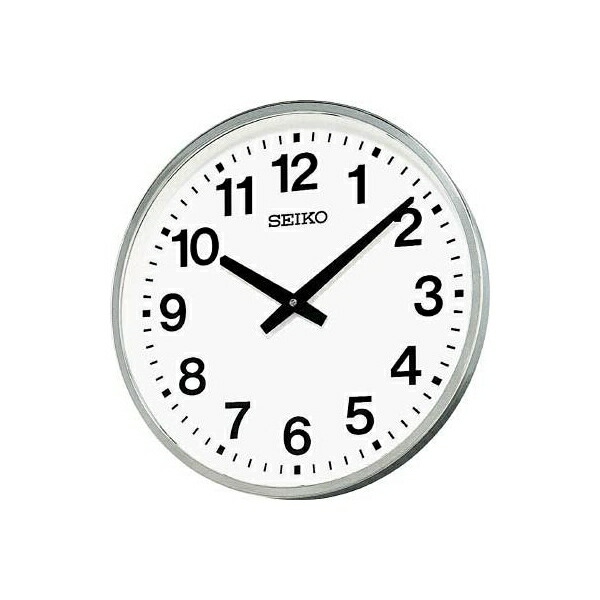 SEIKO(セイコー):SEIKO 大型屋外防雨型オフィスクロック 直径450×78 金属枠 KH411S オレンジブック 0026867