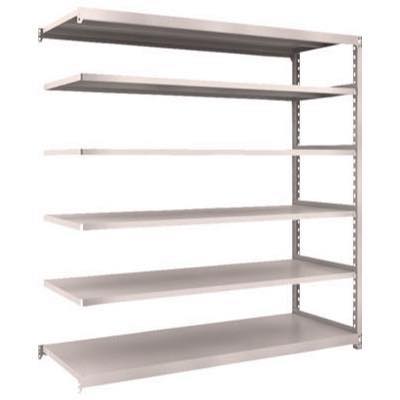 TRUSCO(トラスコ中山):TRUSCO M2型軽中量棚 1160X450XH1800 6段 連結 ネオグレー M2-6446B オレンジブック 7801165