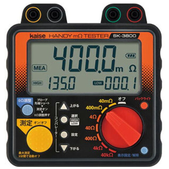 カイセ ハンディミリオームテスター SK-3800