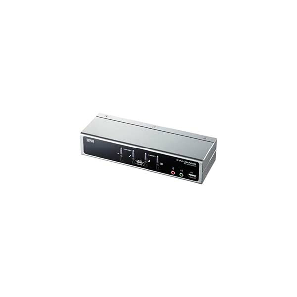 【メーカー直送】サンワサプライ USB・PS/2コンソール両対応パソコン自動切替器 （4：1） SW-KVM4HVCN パソコン自動切替器 KVM USB･PS/2コンソール両対応パソコン自動切替器（41） SW-KVM4HVCN