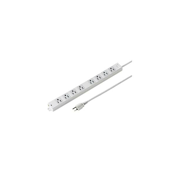サンワサプライ 工事物件雷ガードタップ （3P・マグネット付・8個口・3m） TAP-K8NSP-3 電源タップ コンセント 8個口 通電ランプ 雷ガード 工事物件雷ガードタップ（3P･マグネット付･8個口･3m） TAP-K8NSP-3