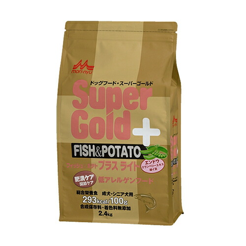 【スーパーゴールド】 フィッシュ＆ポテトプラスライト　肥満ケア・関節ケア用　(800g・2.4kg)