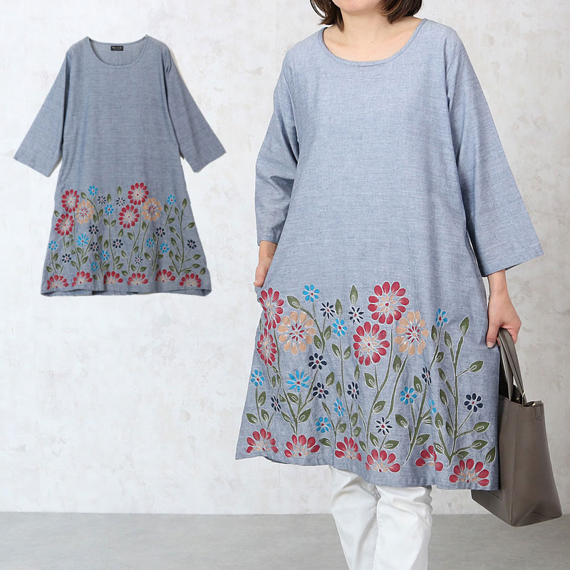 楽天市場 楊柳ワンピース 2色組 シニアファッション レディース 70代 80代 春夏 高齢者 服 おばあちゃん 誕生日 プレゼント ミセス 女性 婦人 敬老の日 プレゼント ギフト 実用的 ココわく シニアファッション