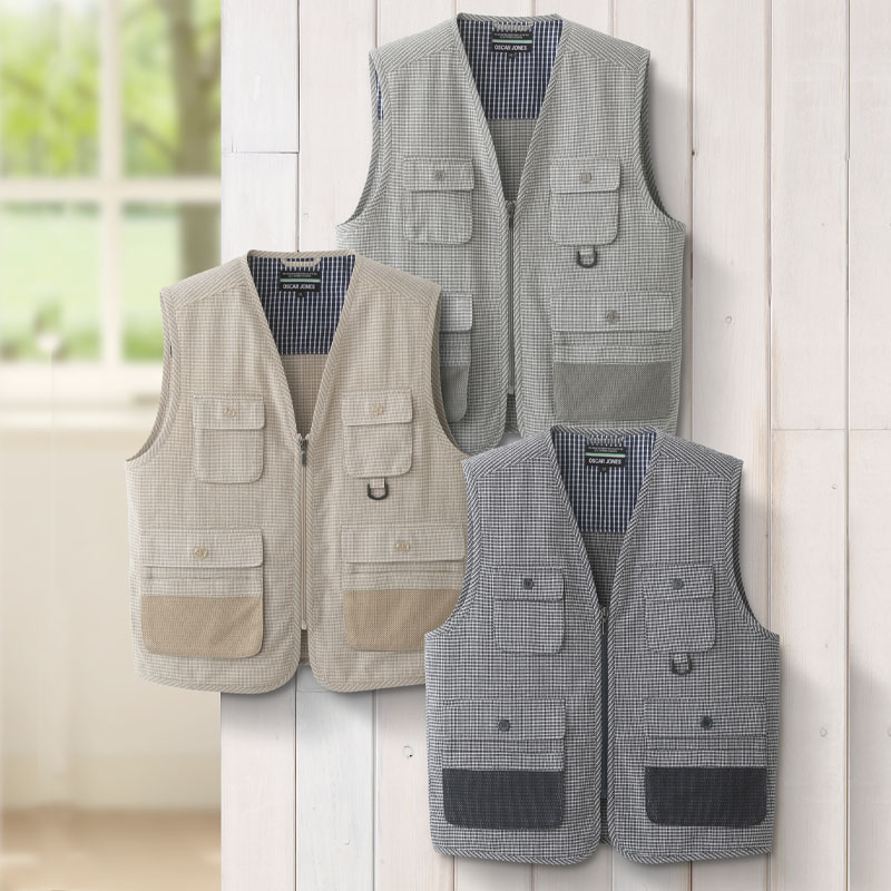 【新品】春夏物 カノニコ生地 メンズ ベスト+スラックス M (80) ベージュ 新品】春夏物 カノニコ生地 メンズ ベスト+スラックス M (80