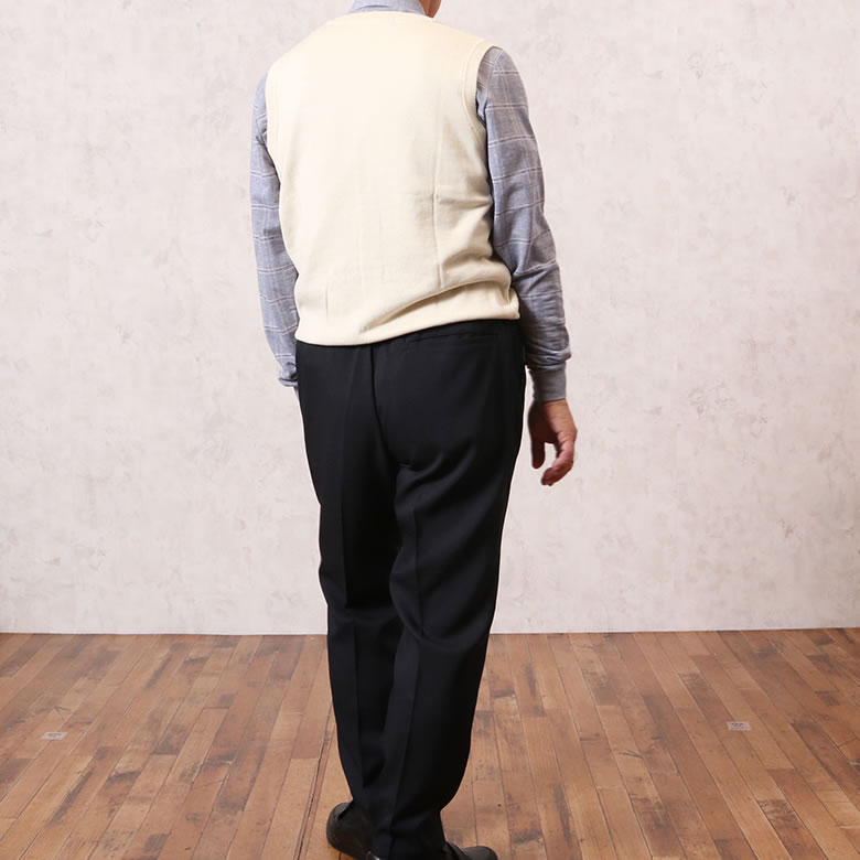 【楽天市場】紳士 夏素材 後ろポケット付 スラックス パンツ 股下65cm（シニアファッション 60代 70代 80代 60代 メンズシニア