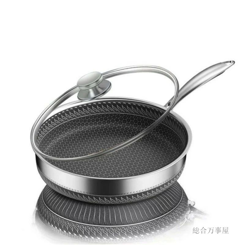 フライパン くっつかない ステンレスフライパン 体に害のないフライパン フライパン 28/30cm 軽量 対応 焦げ付かない マーブルコート高熱効率 目玉焼き 餃子鍋 オムレツ オール 熱源対応 鍋のふた