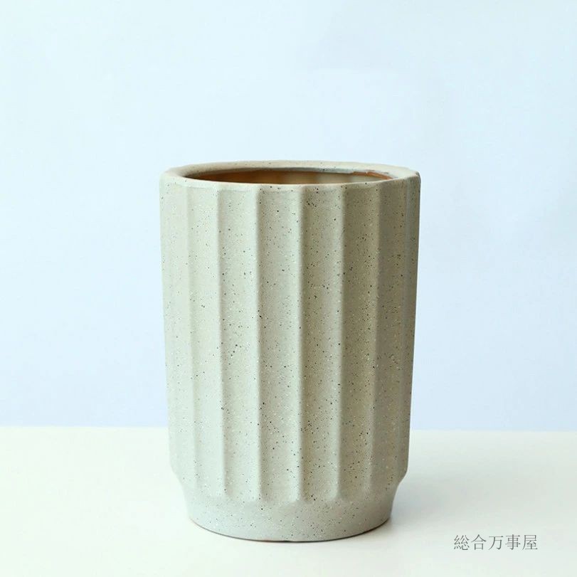 大型 庭木鉢 フラワーポット 北欧風 雰囲気作り 植物用 プラントポット 排水孔付き植木鉢 プランター 受皿付 アンティーク 広口 大容量 陶器プランター シンプル ベランダ リビング ルーム オフィス 装飾 セラミック製プランター 14,604円