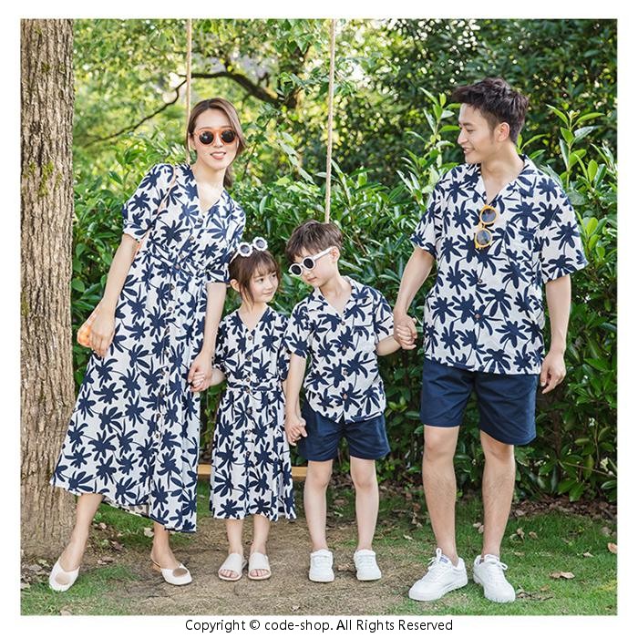 【大人ページ】親子 お揃い コーデ おそろい 親子ペアルック ママ 女の子 リゾート 花柄 ワンピース パパ 男の子 アロハシャツ パンツ ズボン 2点セット キッズ 子供 夏 海 ビーチ 旅行 ロングワンピース 親子ペア ルック 親子お揃い 親子コ ーデ お揃いコーデ 家族セット