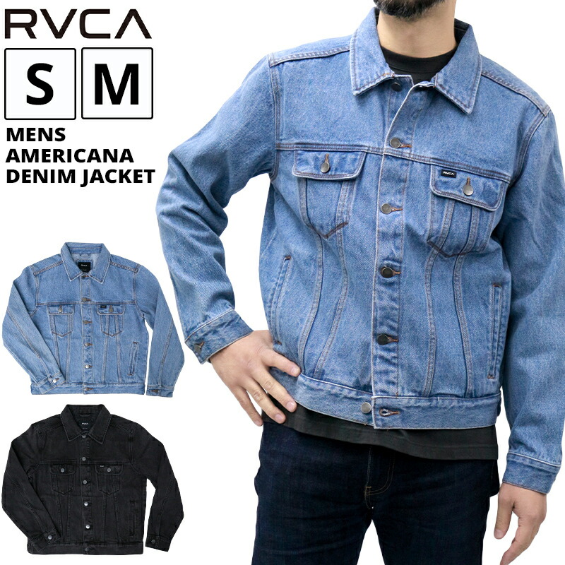 RVCA デニム　ジャケット　アウター 2025年最新】RVCA メンズ Gジャン・デニムジャケットの人気