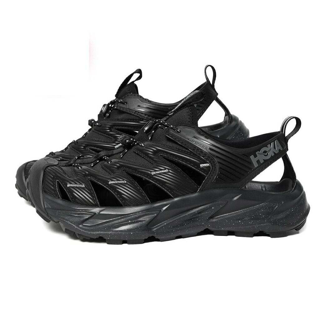 HOKA ONE ONE ホカオネオネ ホパラ ランニング スニーカー HOPARA BLACK ( 黒 ブラック サンダル SANDAL メンズ 1123112-BCSTL )
