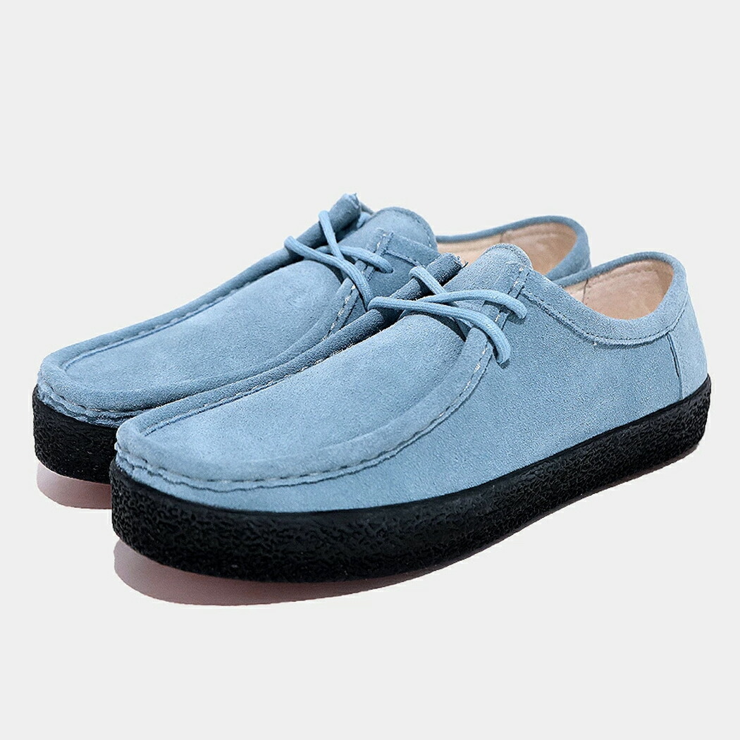 LAST RESORT AB ラストリゾート モック スエード ワラビー スニーカー LOAFER VM006 MOC SUEDE Dusty Blue / Black ( スケート SKATE 青 メンズ レディース ) 9,779円