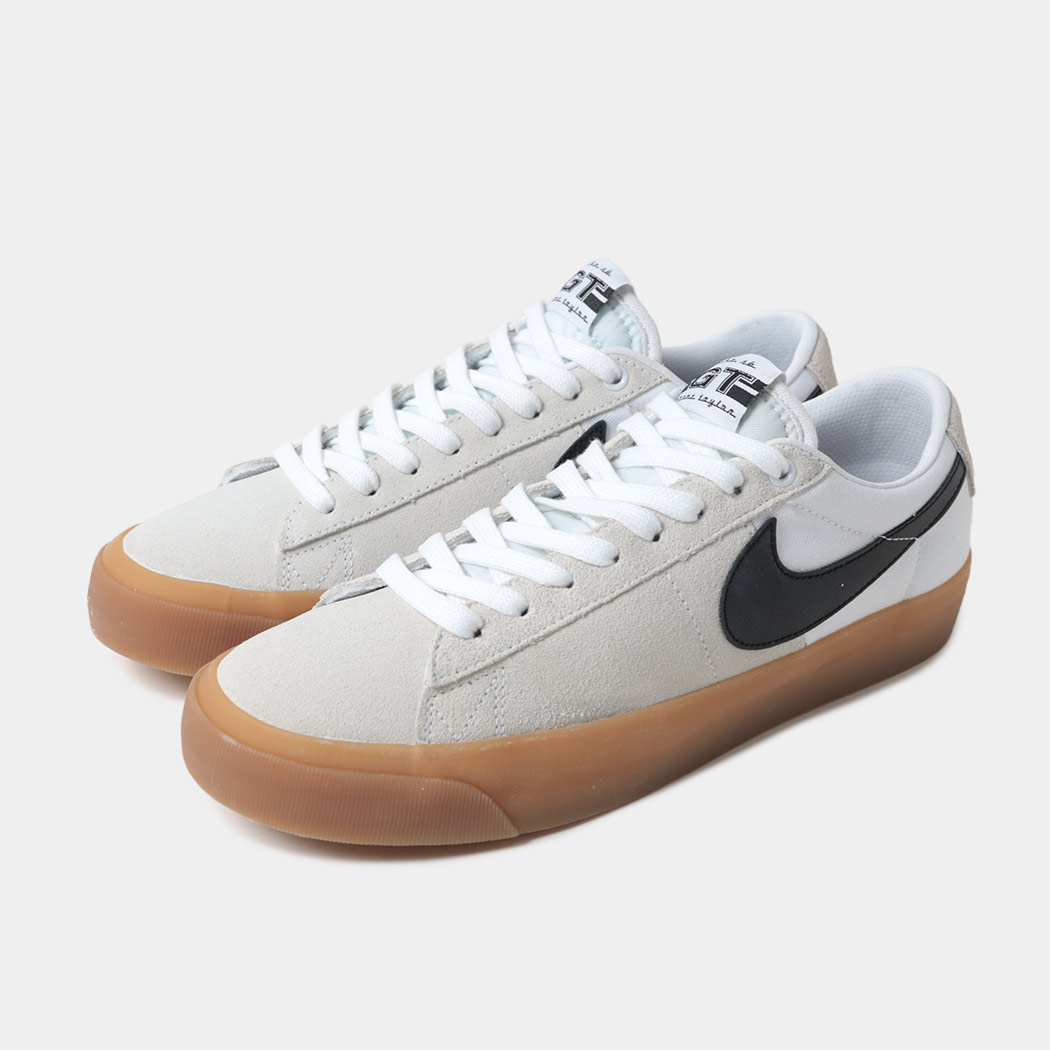 NIKE SB ナイキ ズーム ブレーザー ロー プロ スニーカー ZOOM BLAZER LOW PRO GT WHITE GUM ( 白 ホワイト セイル ベージュ ガムソール メンズ DC7695-100 )