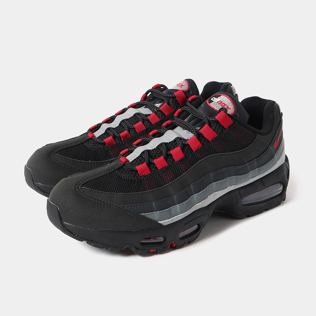 海外限定 NIKE ナイキ AIR MAX 95 エアマックス OG × リバプール FC スニーカー Big Bubble × LIVERPOOL FC BLACK/RED コラボ サッカー スポーツ チーム HM4830-001