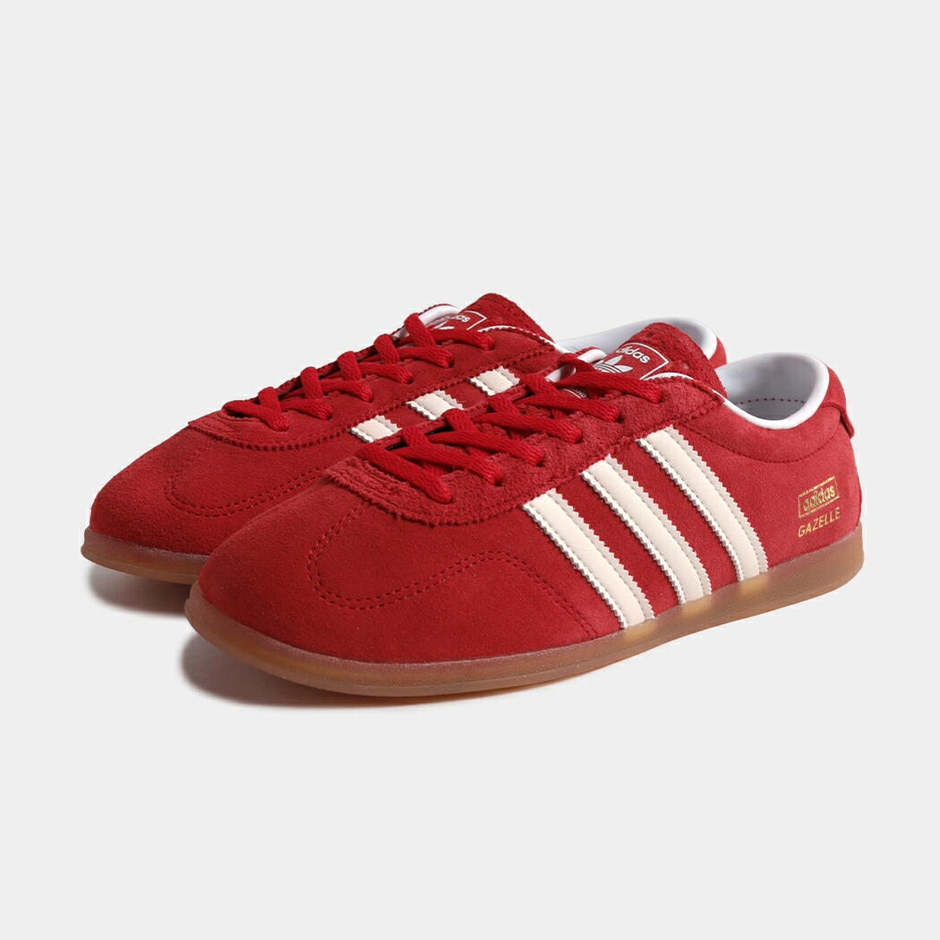 adidas アディダス GAZELLE LO PRO ガゼル 薄底 スニーカー W BETTER SCARLET ( レッド 赤 ガッツレー スエード レディース ウィメンズ JR5744 )