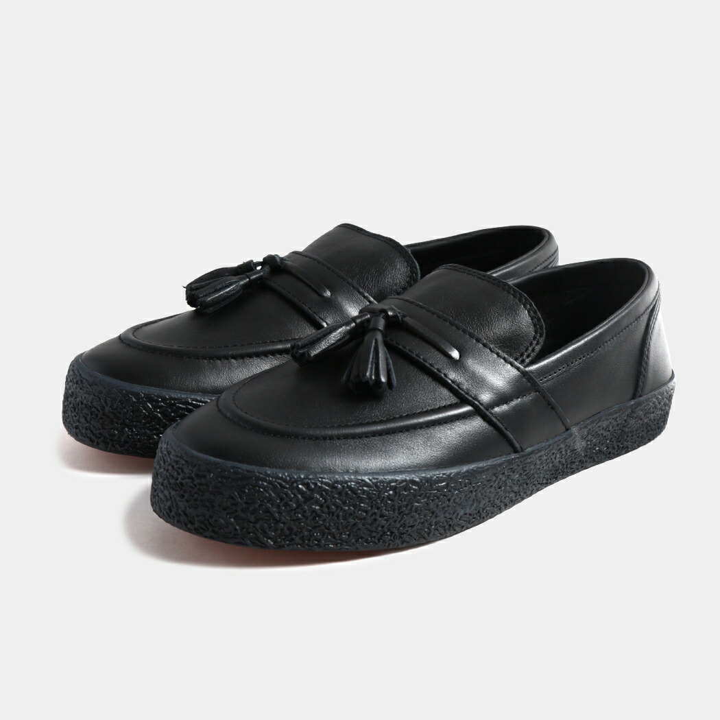 LAST RESORT AB ラストリゾート VM005 ローファー レザー スニーカー VM005-LEATHER BLACK ( ブラック 黒 革靴 レザーシューズ メンズ ウィメンズ レディース )｜codexxx