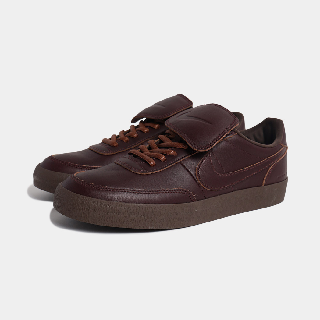 NIKE ナイキ キルショット 2 スニーカー KILLSHOT 2 BURGUNDY CRUSH ( 茶色 ブラウン 赤 レッド SKATE スケート 折り返し タン バーガンディ メンズ IM8058-652 )
