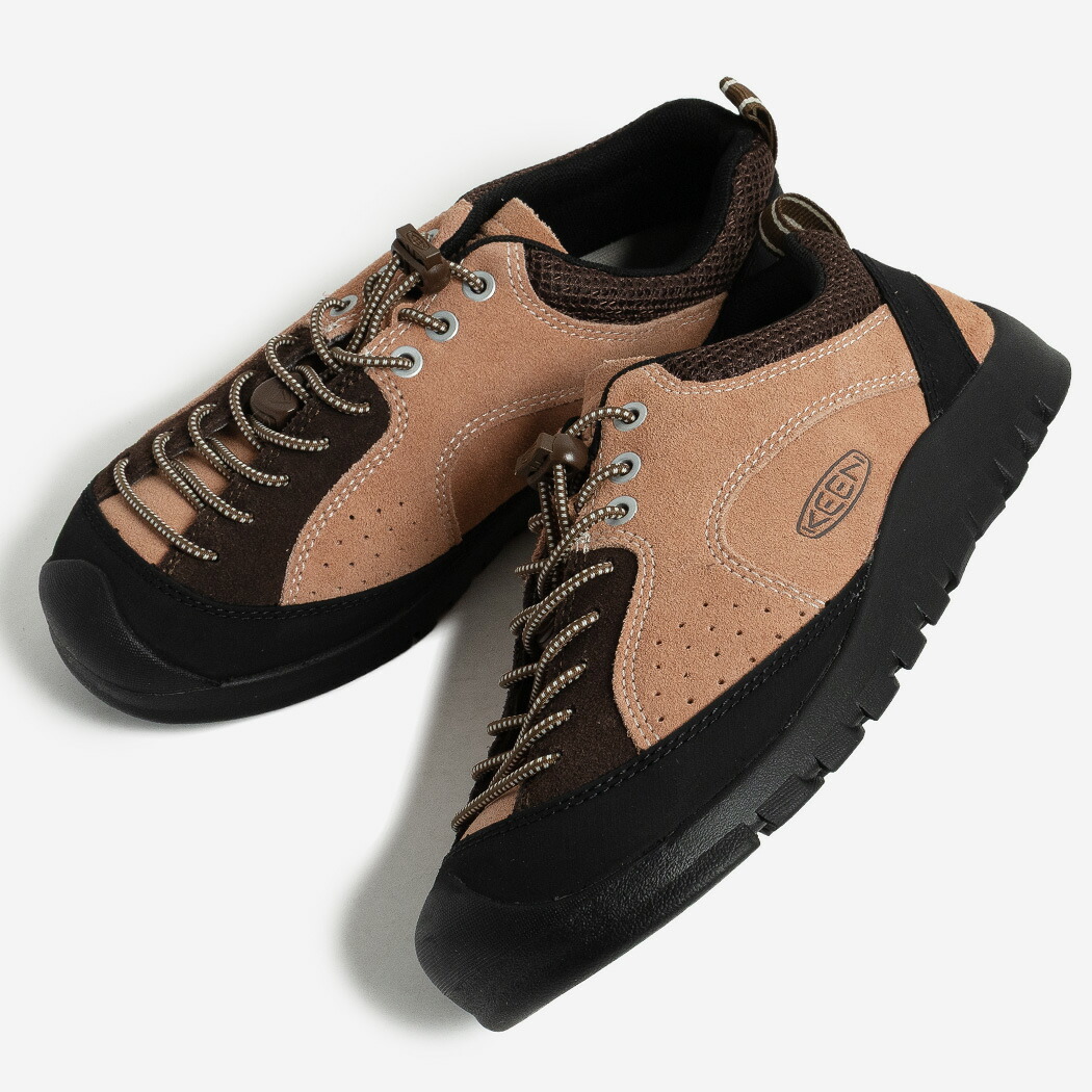 KEEN キーン JASPER ROCKS SP ジャスパー ロックス エスピー スニーカー CORK/JAVA ( ベージュ スエード バンジーレース レディース ウィメンズ 1031347 )｜codexxx