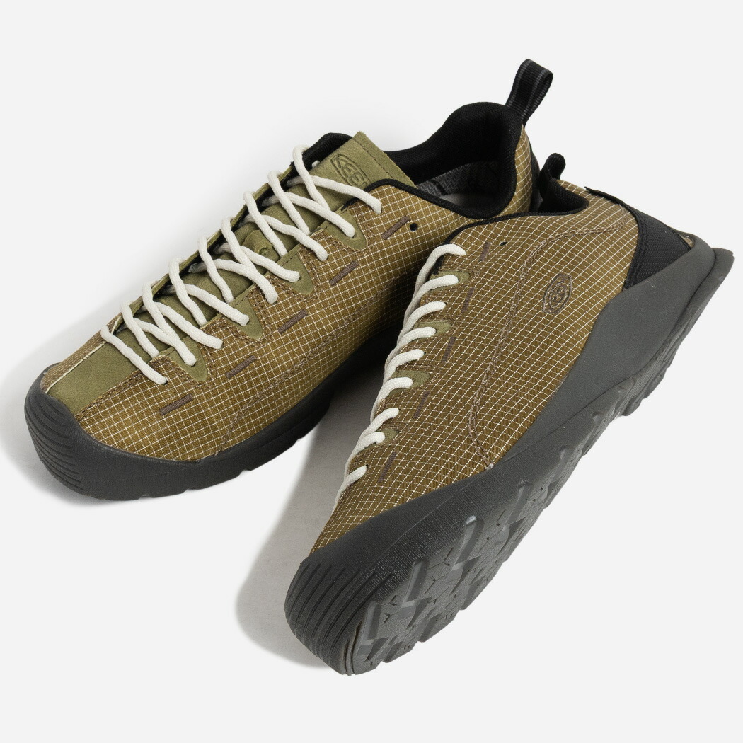【お買い物マラソン限定クーポン配布中!!】KEEN キーン JASPER NYLON WP ジャスパー ナイロン スニーカー OLIVE ( オリーブ グリーン 緑 ウォータープルーフ 撥水 防水 メンズ レディース 1031315 )