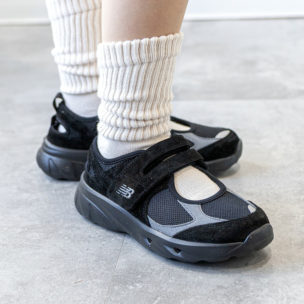 【お買い物マラソン限定クーポン配布中!!】海外限定 NEW BALANCE ニューバランス 2203 メリージェーン スニーカー SD2203BK BLACK ( 日本未発売 ブラック 黒 スニーカーサンダル スエード 厚底 Y2K スエード レディース ウィメンズ 1906 574 996 )