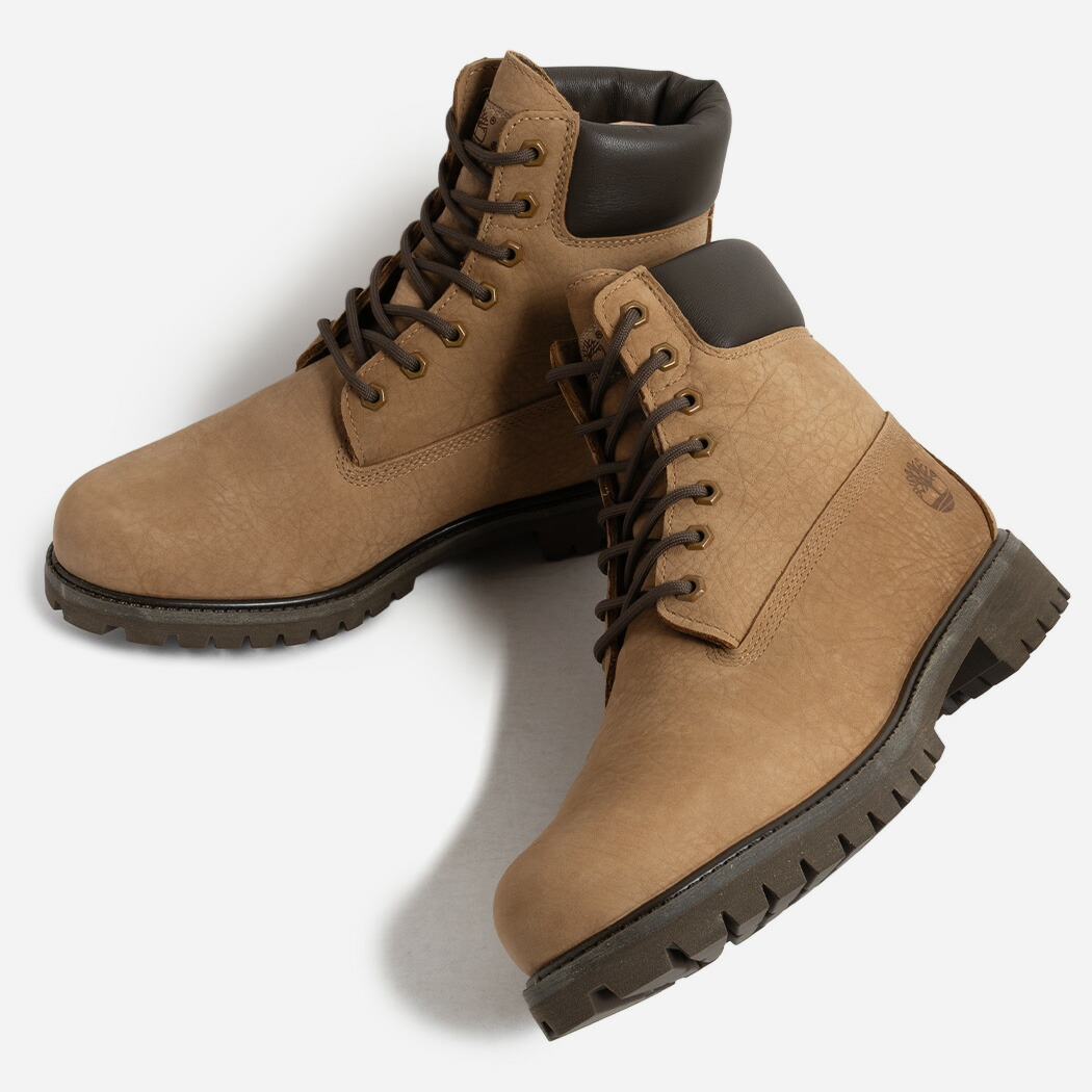 TIMBERLAND ティンバーランド 6インチ プレミアム ブーツ 6 IN PREMIUM BOOT MD BROWN ( ブラウン ベージュ レザーブーツ ワークブーツ レースアップ イエローブーツ メンズ A6G1R-AFH )