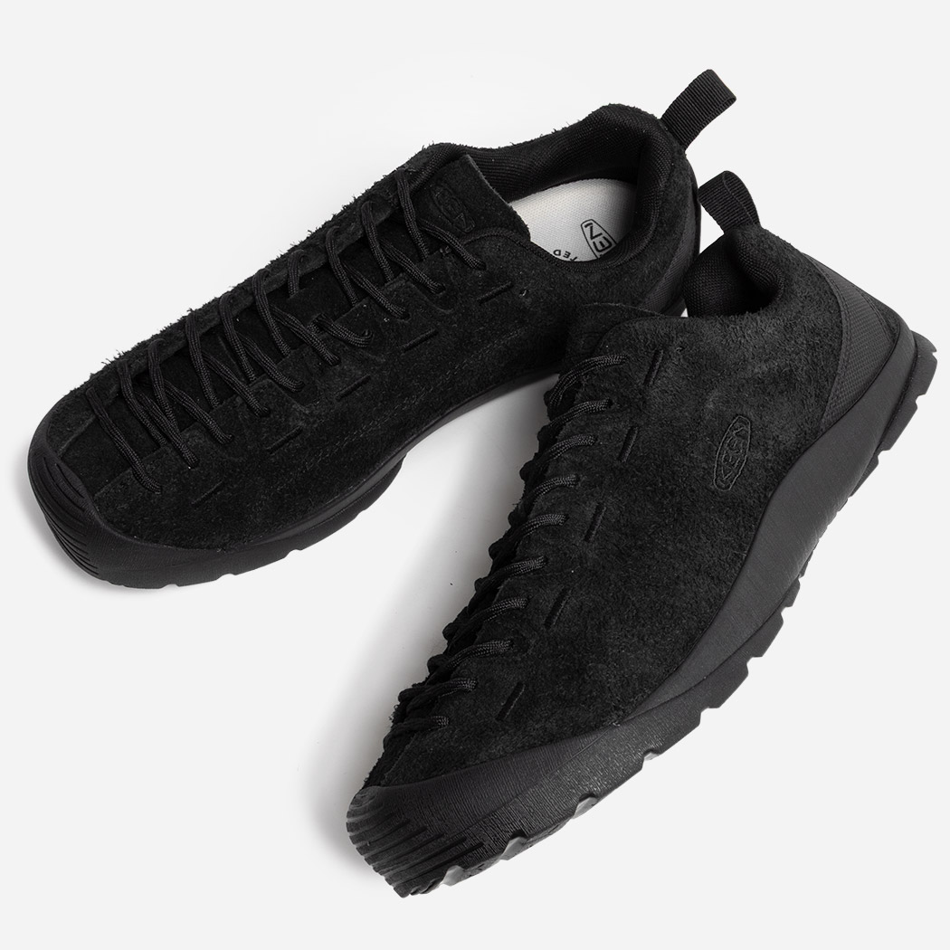 KEEN キーン ジャスパー JASPER HAIRY ヘアリー スニーカー BLACK ( 黒 ブラック メンズ トレッキング アウトドア ハイキング 1026592 )