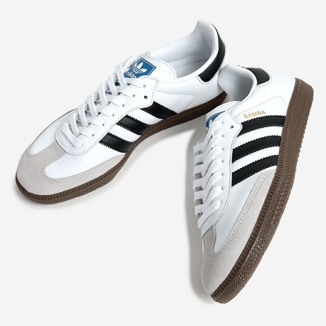 adidas SAMBA OG "WHITE BLACK" アディダス サンバ オージー スニーカー ( 黒 ブラック 白 ホワイト ガムソール メンズ レディース ウィメンズ B75806 )｜codexxx