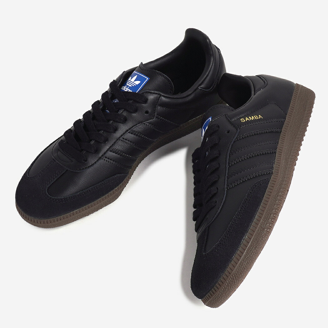 adidas SAMBA OG "CORE BLACK" アディダス サンバ スニーカー ( 黒 ブラック トリプルブラック オールブラック レザー ガムソール メンズ レディース ウィメンズ IE3438 )|codexxx