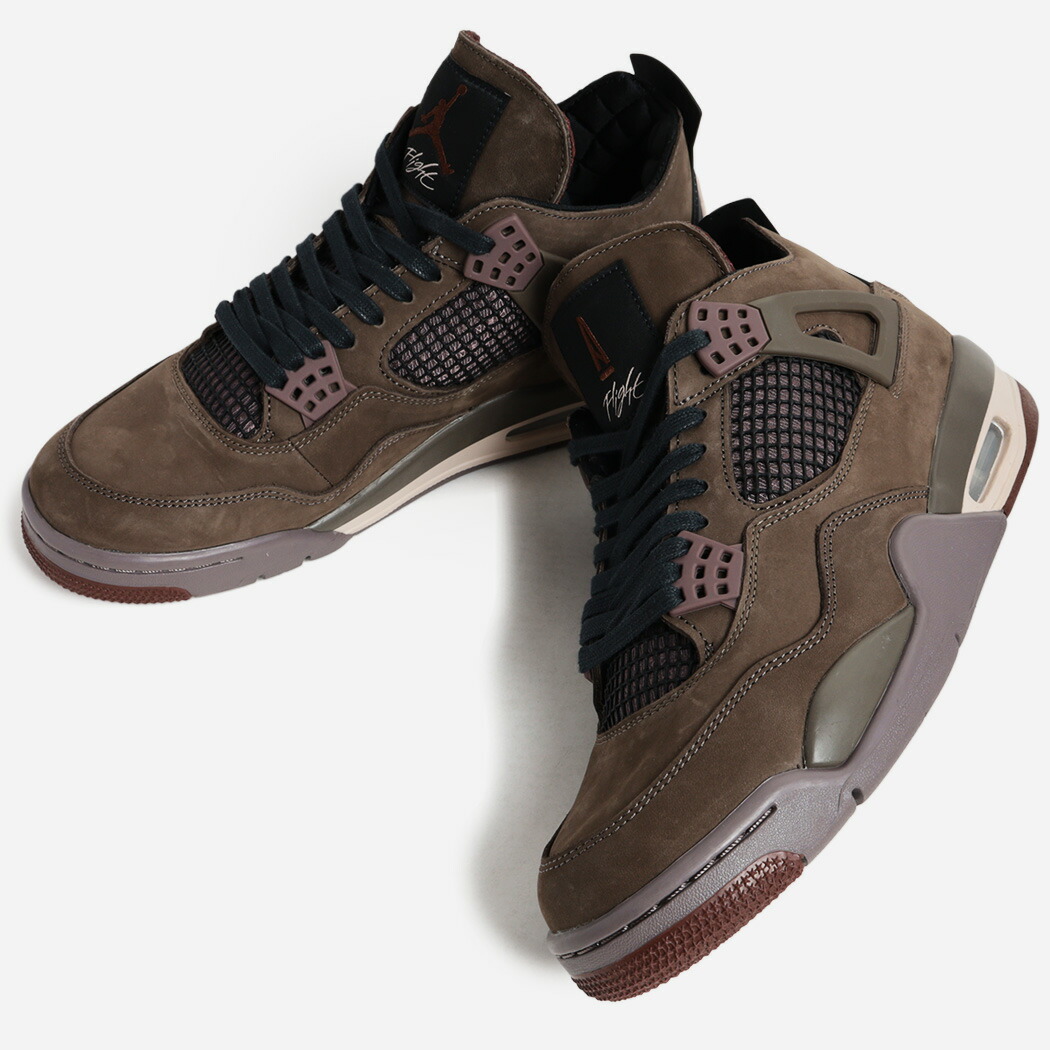 【お買い物マラソン限定クーポン配布中!!】海外限定 NIKE ア マ マニエール × ナイキ エア ジョーダン 4 スニーカー AIR JORDAN 4 × A MA MANIERE DARK MOCHA ( 日本未発売 コラボ 茶色 メンズ IF3102-200 )