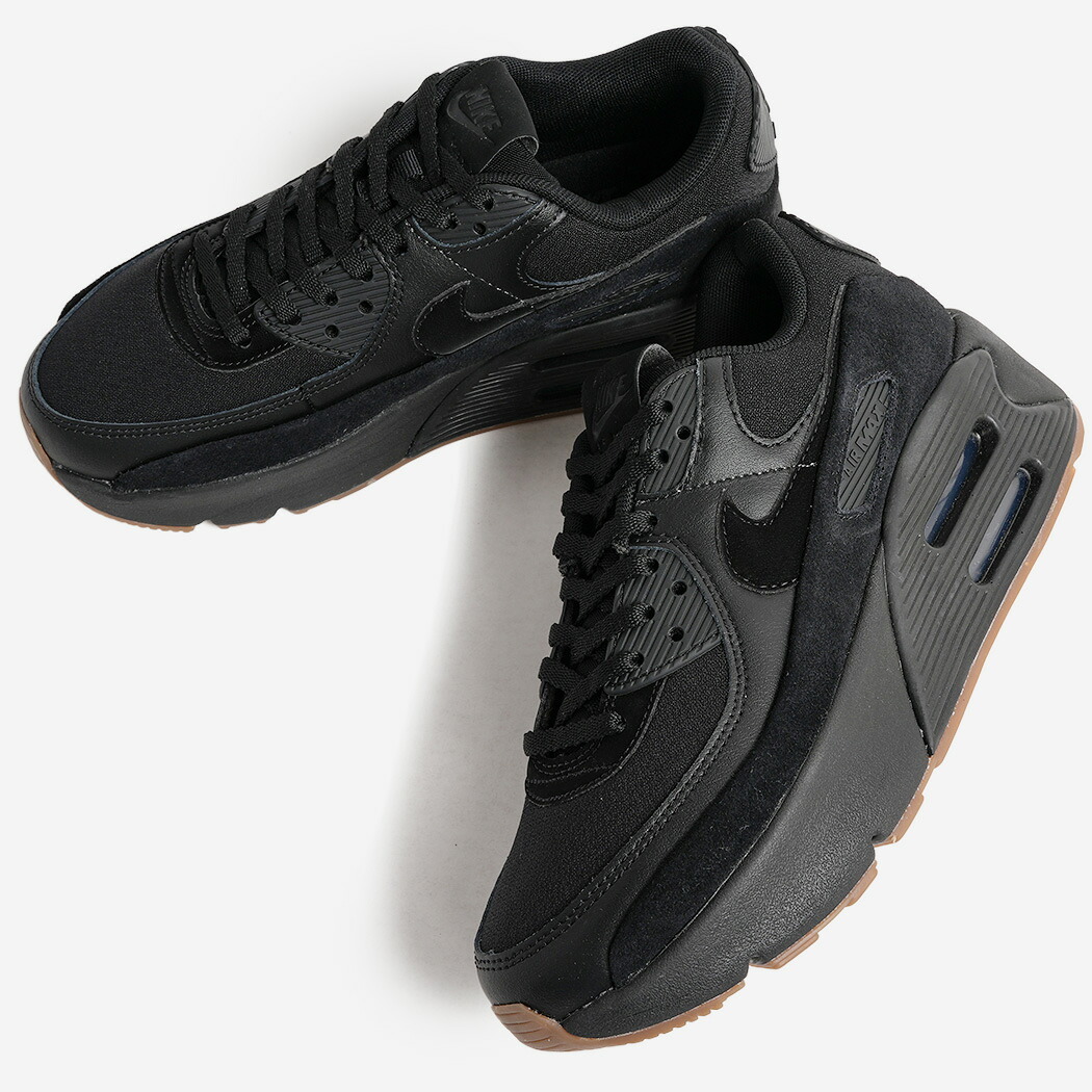 【お買い物マラソン限定クーポン配布中!!】NIKE ナイキ AIR MAX 90 LV8 ウィメンズ エア マックス 90 LV8 スニーカー BLACK/ANTHRACITE ( ブラック 黒 ガムソール レディース HJ3847-010 )