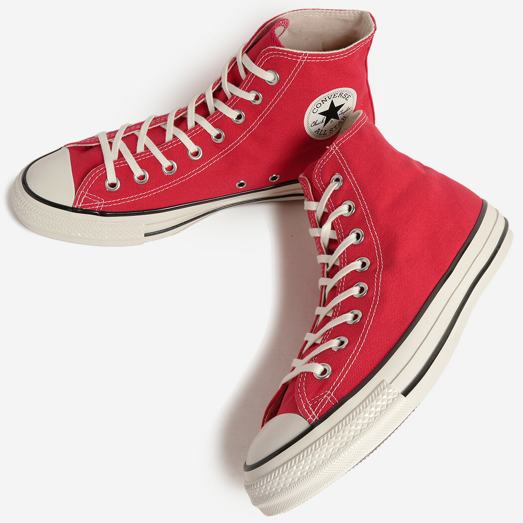 【お買い物マラソン限定クーポン配布中!!】CONVERSE コンバース オールスター エイジド ハイ スニーカー ALL STAR AGED HI SIGNAL RED ( 赤 レッド キャンバス ハイカット メンズ レディース 31318191 )