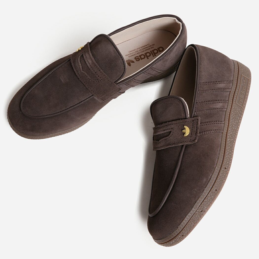 adidas アディダス ハンドボール スペツィアル ローファー スニーカー HANDBALL SPEZIAL LOAFER COFFEE ( スエード ガムソール メンズ レディース KJ2533 )