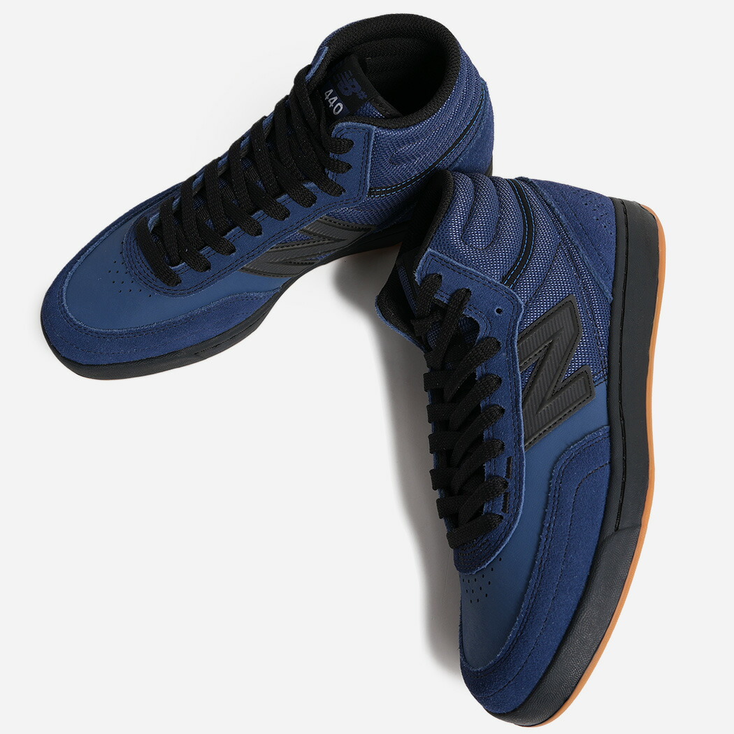 【お買い物マラソン限定クーポン配布中!!】NEW BALANCE ニューバランス ヌメリック 440 スニーカー NUMERIC UN440HNN VINTAGE INDIGO WITH BLACK ( ネイビー ブルー 青 スケート SKATE )