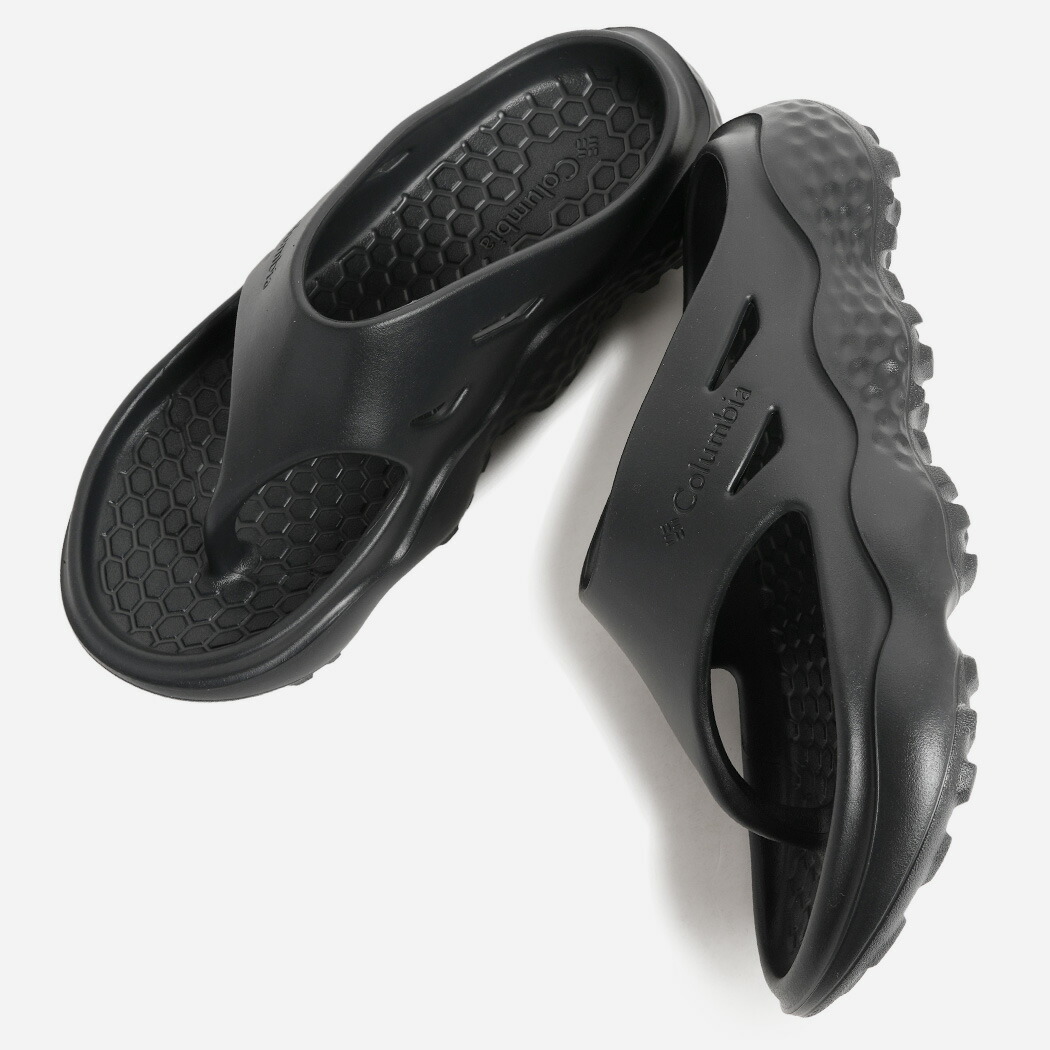 Columbia THRIVE REVIVE FLIP FLOP SANDAL BLACK コロンビア スライブ リバイブ フリップ フロップ トング サンダル ブラック 黒 ( メンズ レディース YU7790-010 )