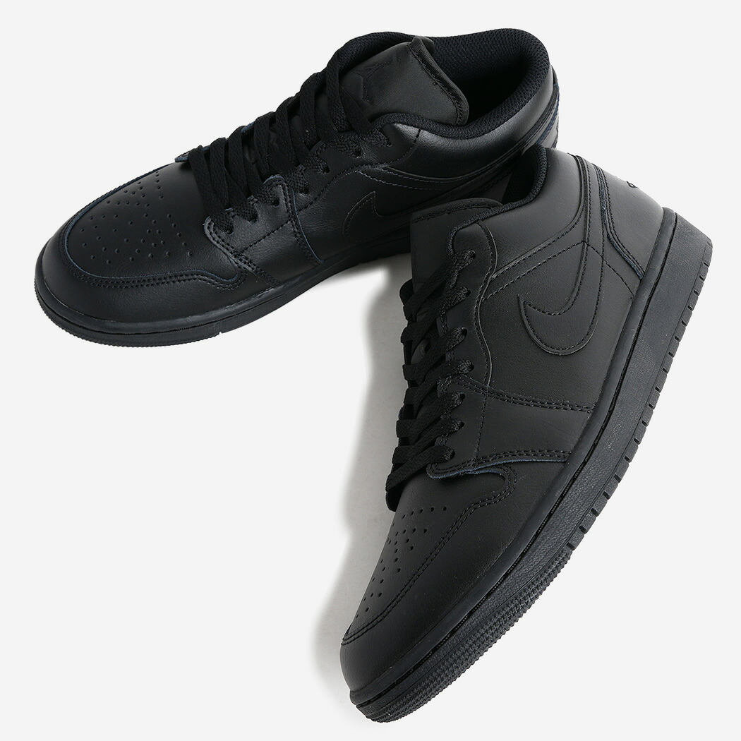 NIKE ナイキ AIR JORDAN 1 LOW エア ジョーダン ロー スニーカー TRIPLE BLACK ( ブラック 黒 AJ1 オールブラック トリプルブラック メンズ 553558-093 )｜codexxx
