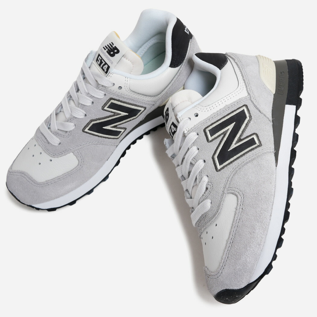 NEW BALANCE U5744M1 FADED GRAY ニューバランス 574 スニーカー ( メッシュ ヌバック 996 メンズ レディース グレー ブラック 黒 )｜codexxx