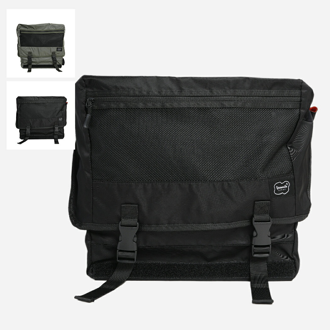 YOSEMITE EXPANDER MESSENGER BAG 2COLORS ヨセミテ メッセンジャー バッグ かばん ( YOSEMITE STRAP 鞄 大容量 斜め掛け メンズ YSA-7084 )｜codexxx