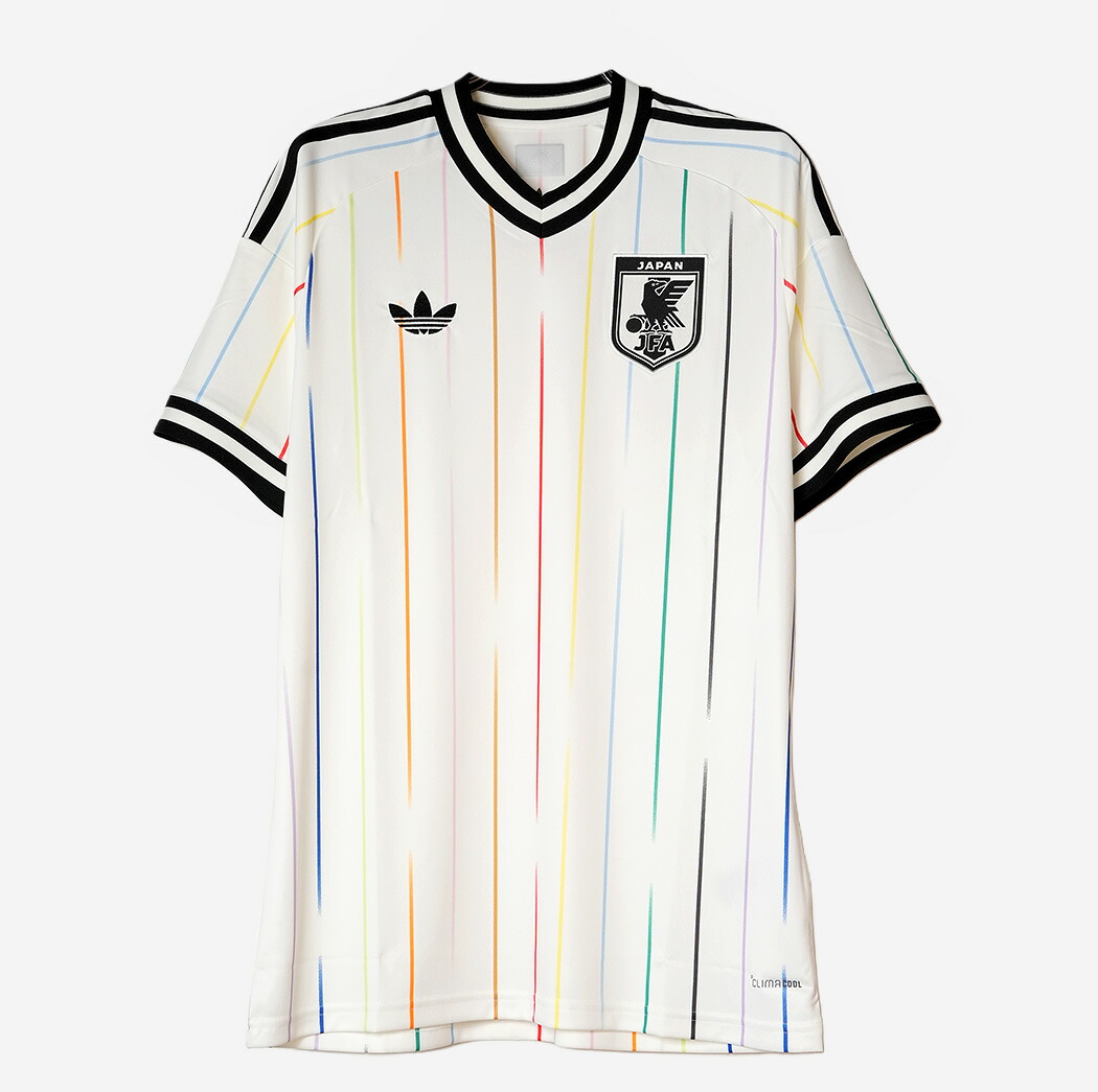 adidas アディダス サッカー 日本代表 2026 アウェイ ユニフォーム OFF WHITE レプリカ Tシャツ トップス 応援 グッズ ワールドカップ W杯 JFAライセンス JN1872｜codexxx