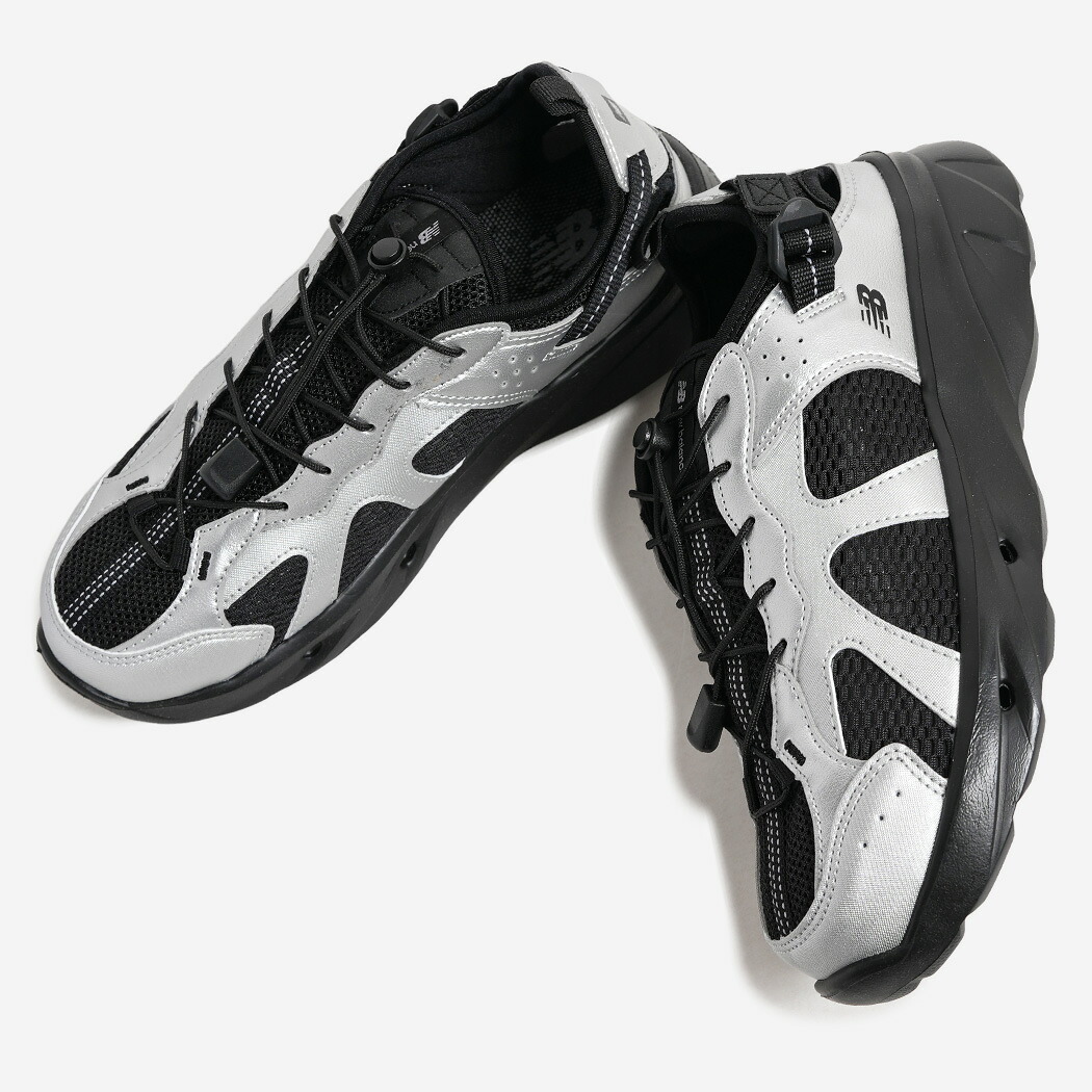 NEW BALANCE KAVE SANDAL SILVER ニューバランス ケイブ サンダル スニーカー ( シルバー メッシュ ブラック 黒 メンズ レディース スポーツサンダル SD2401SI )｜codexxx