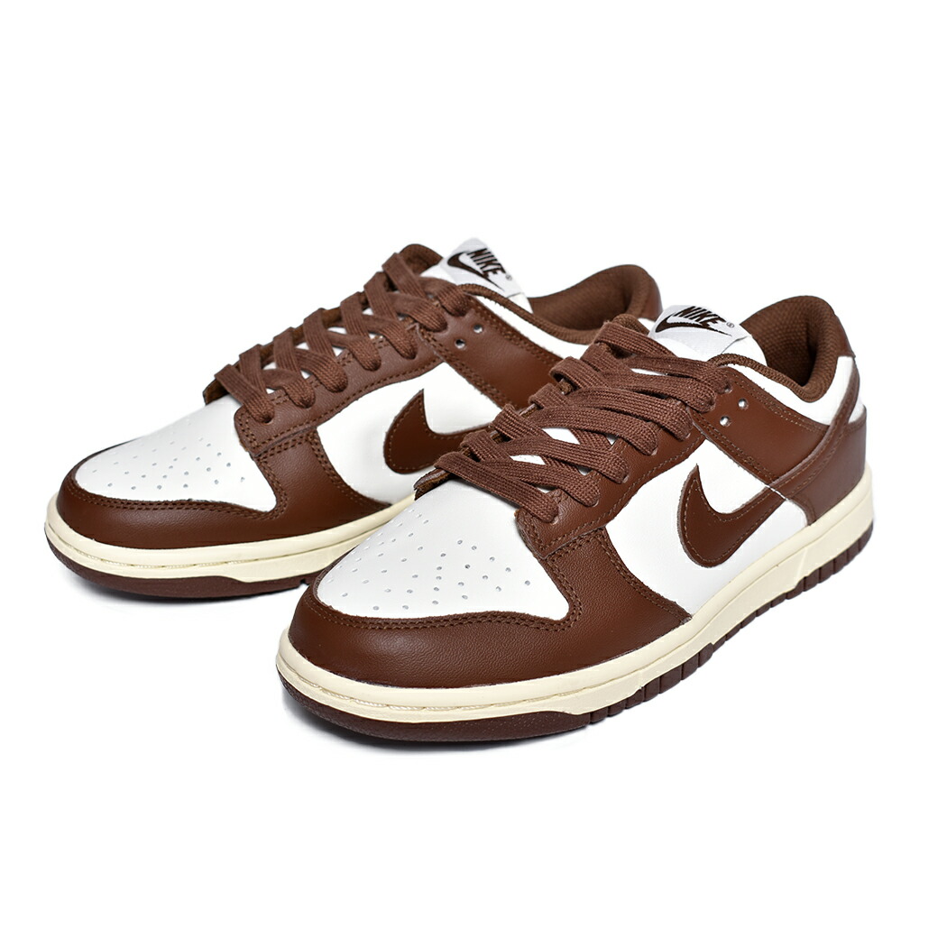 NIKE WMNS DUNK LOW "Sail/Cacao Wow" ナイキ ウィメンズ ダンク スニーカー ( 茶 ブラウン 白 ホワイト ロー ローテク バッシュ スケート レディース DD1503-124 )|codexxx
