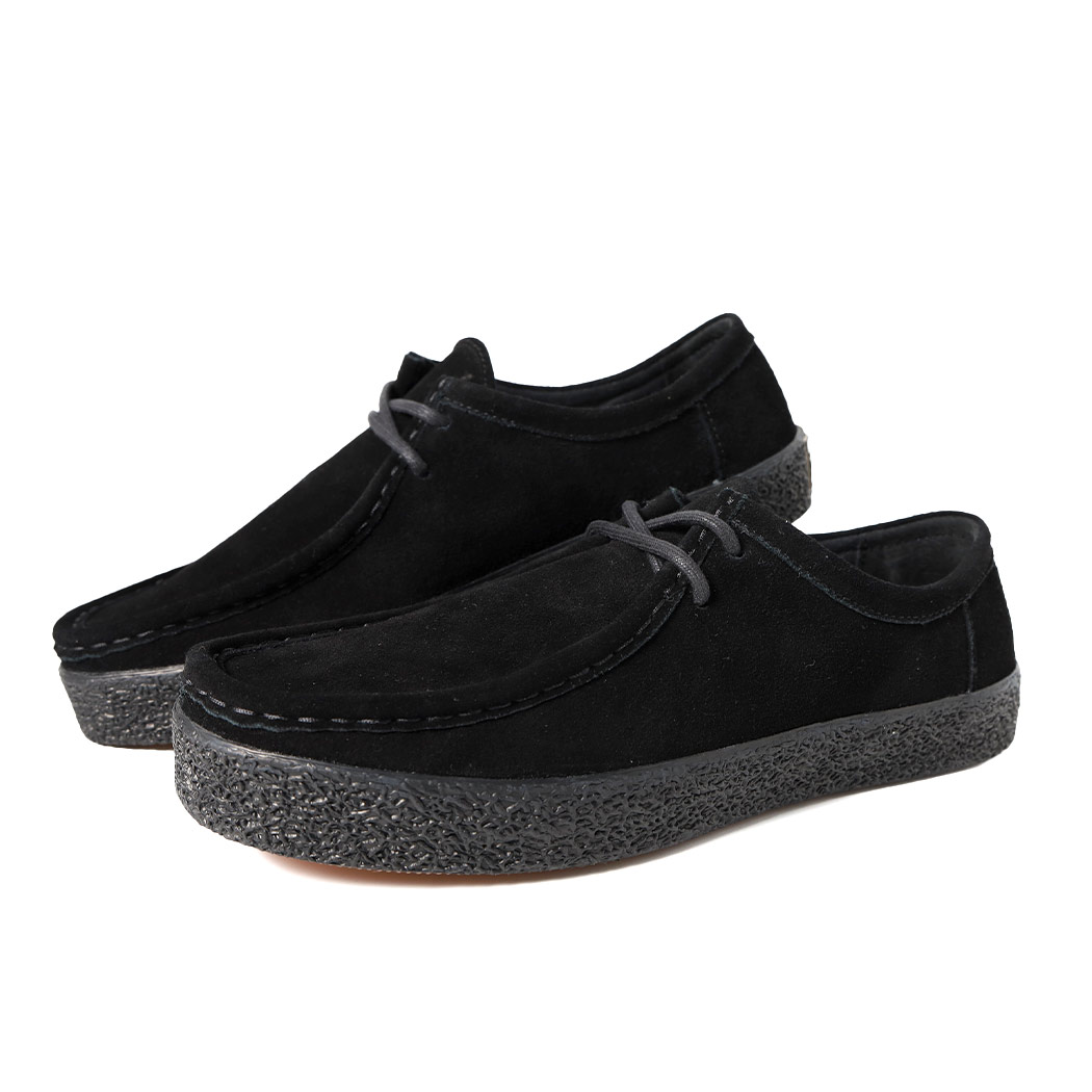 【お買い物マラソン限定クーポン配布中!!】LAST RESORT AB ラストリゾート モック スエード ワラビー スニーカー LOAFER VM006 MOC SUEDE BLACK ( スケート SKATE 黒 ブラック メンズ レディース )