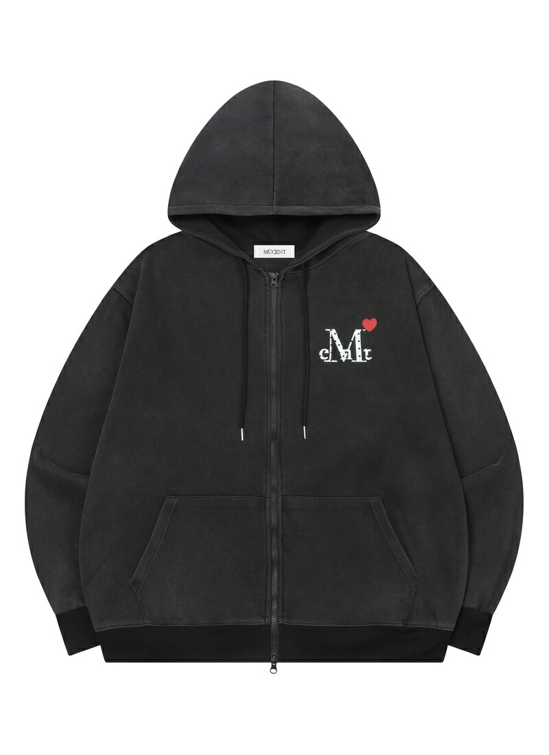 LUV IS TRUE MZ STAR GLITTER セットアップ LUV IS TRUE☆韓国☆日本未入荷☆MZ 2-WAY GLITTER HOOD ZIP UP (LUV