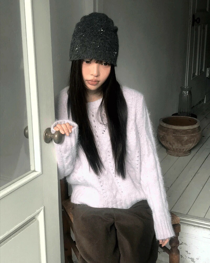 楽天市場】NKNIT / ンニット | 2024AW | bubble cable hand KNIT