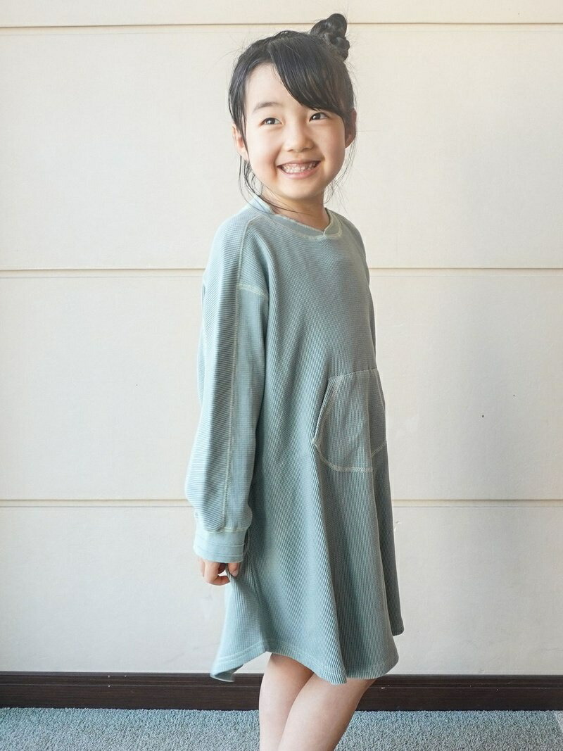 カンガルーポケットワッフルワンピース Coen ワンピース コーエン