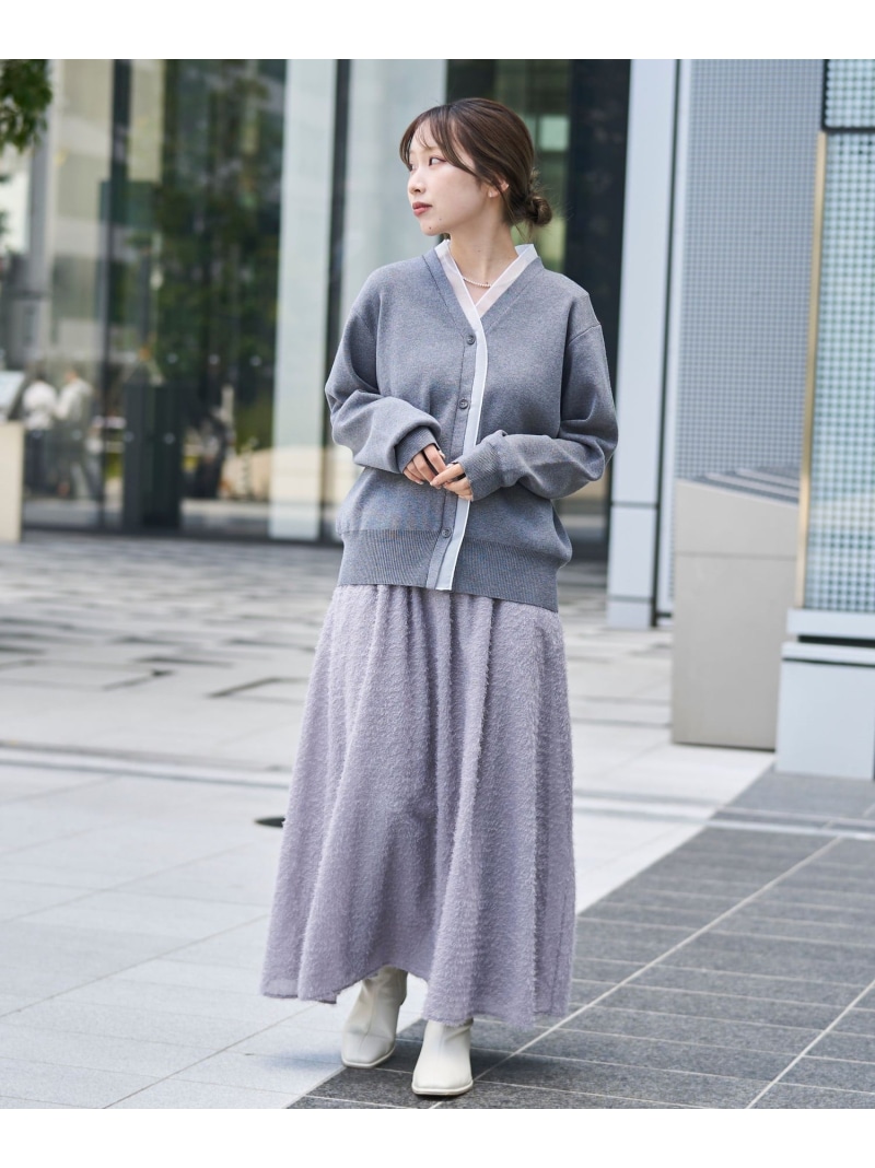 SALE／40%OFF】【RONEL】シフォントリムカーデ RONEL コーエン