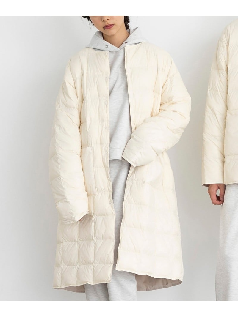【SALE／33%OFF】【WEB押さえる】TAION(タイオン)別注800flpロングダウンコート coen コーエン ジャケット・アウター ダウンジャケット・ダウンベスト 白いこと【RBA_E】【貨物輸送無料】[ Fashion]