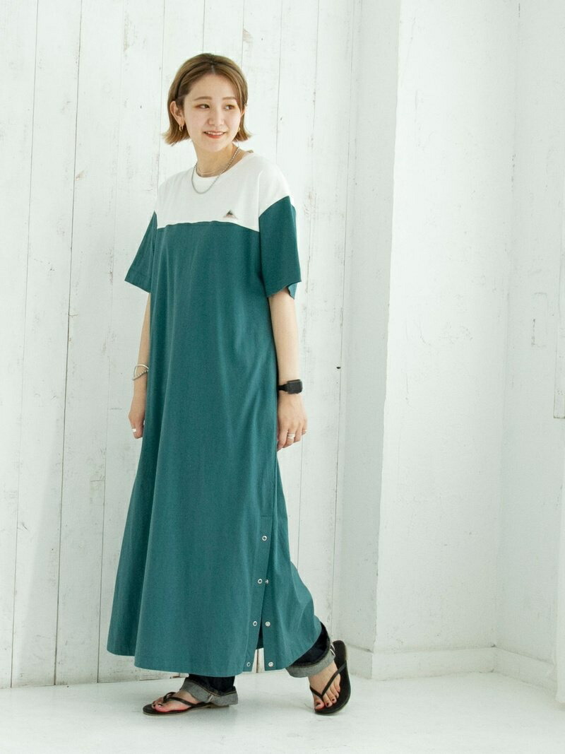 Kelty ケルティ 別注バイカラーワンピース Coen コーエン ワンピース 半袖ワンピース ブルー ブラック ブラウン 送料無料 Rakuten Fashion Cooltonindia Com