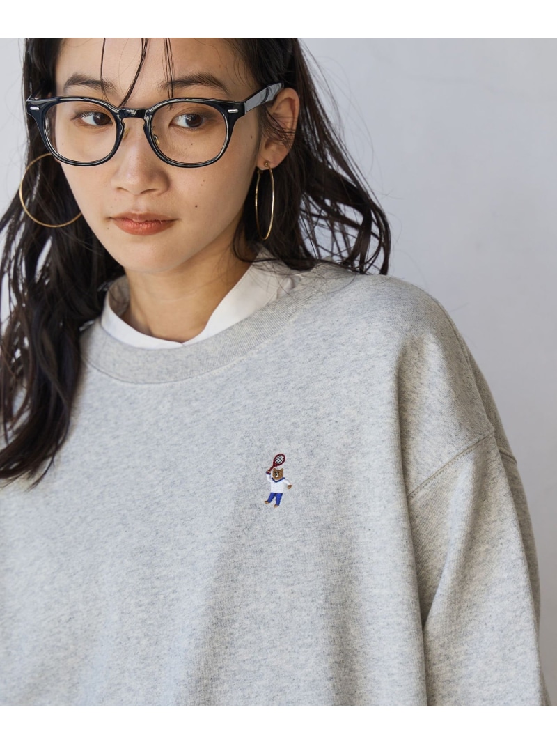 【楽天市場】【SALE／33%OFF】【WEB限定】USAコットン裏毛ベア刺繍スウェット coen コーエン トップス スウェット・トレーナー